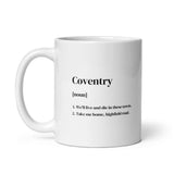 Coventry definition White glossy mug