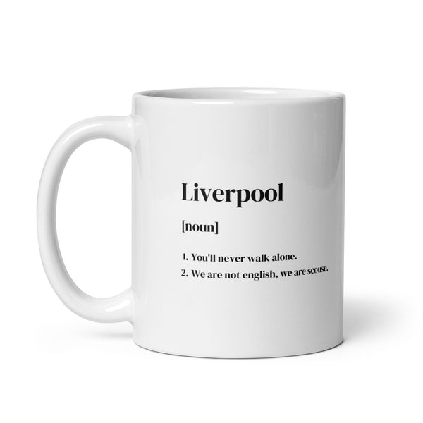 Liverpool definition White glossy mug