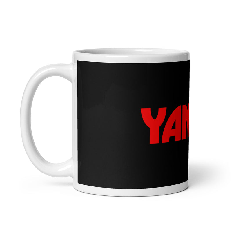 MUFC YANITED White glossy mug