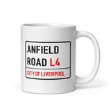 LFC ANFIELD ROAD White glossy mug