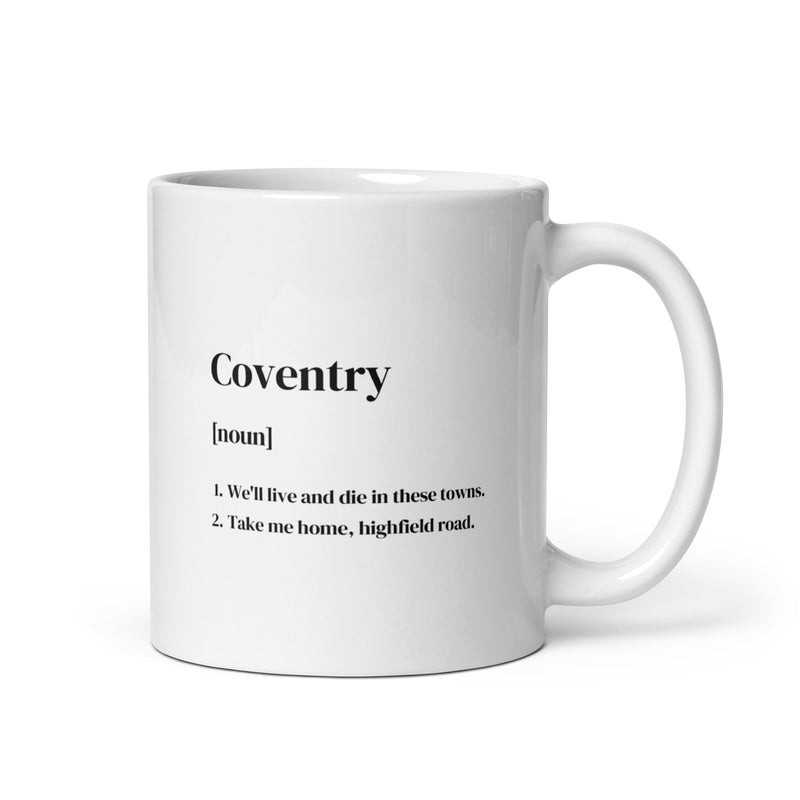 Coventry definition White glossy mug