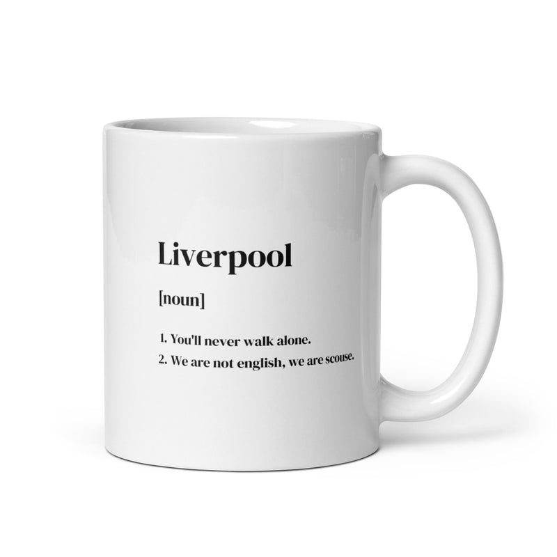 Liverpool definition White glossy mug