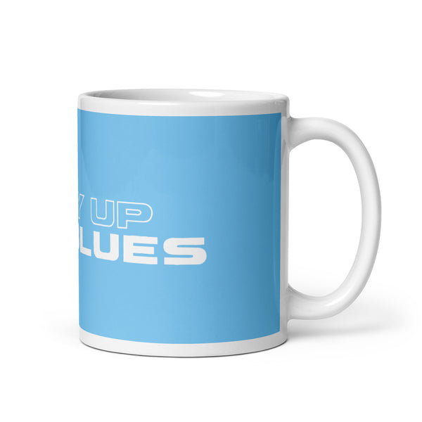 CCFC PLAY UP SKY BLUES White mug