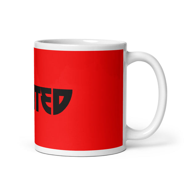 MUFC YANITED White glossy mug